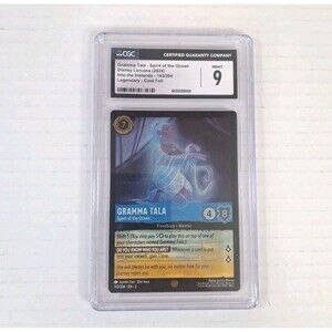 2024 Disney Lorcana Gramma Tala Spirit of #143 CGC 9 MINT Cold Foil Card Grandma